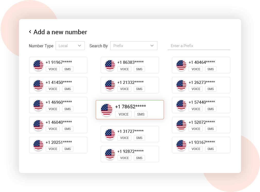 US virtual phone number