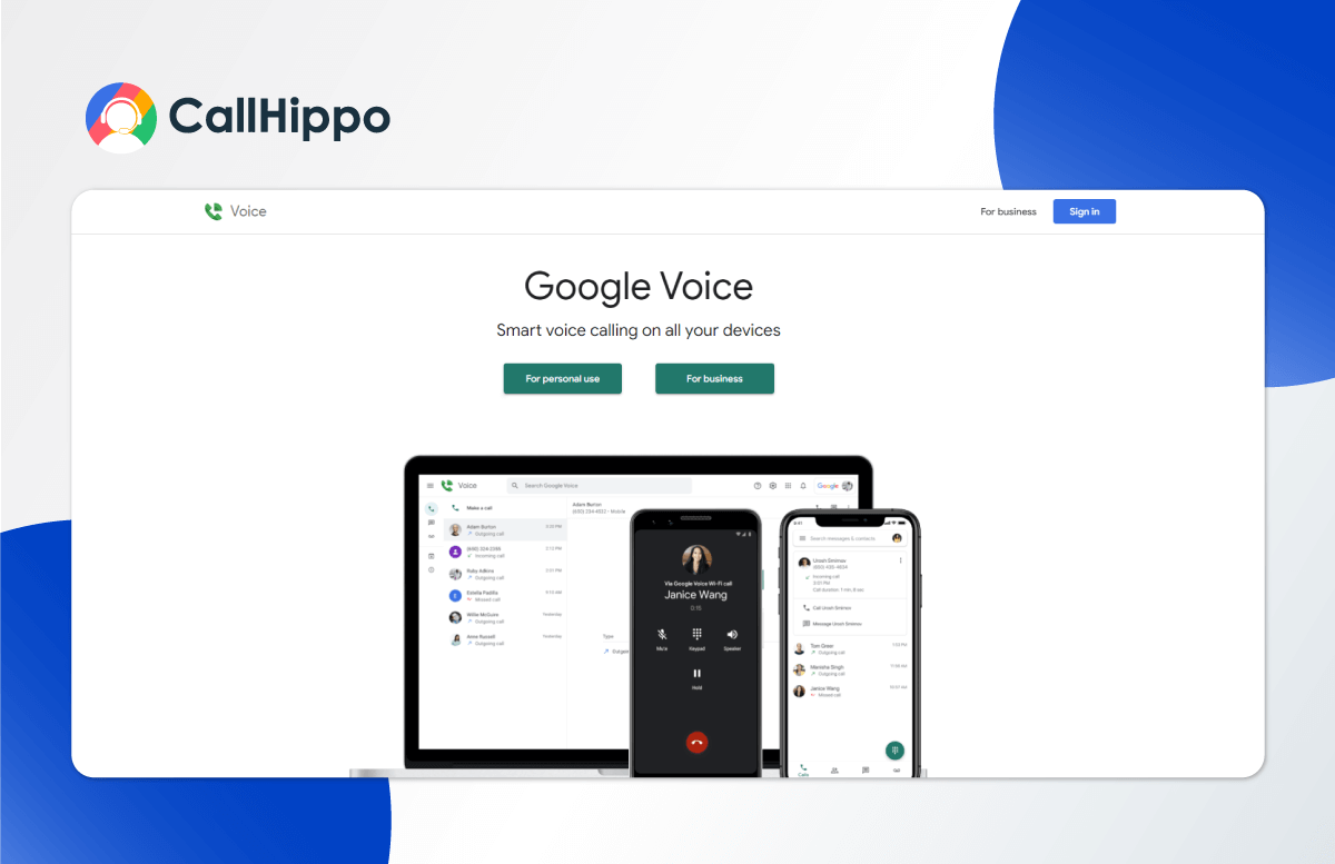 Google voice virtual phone system
