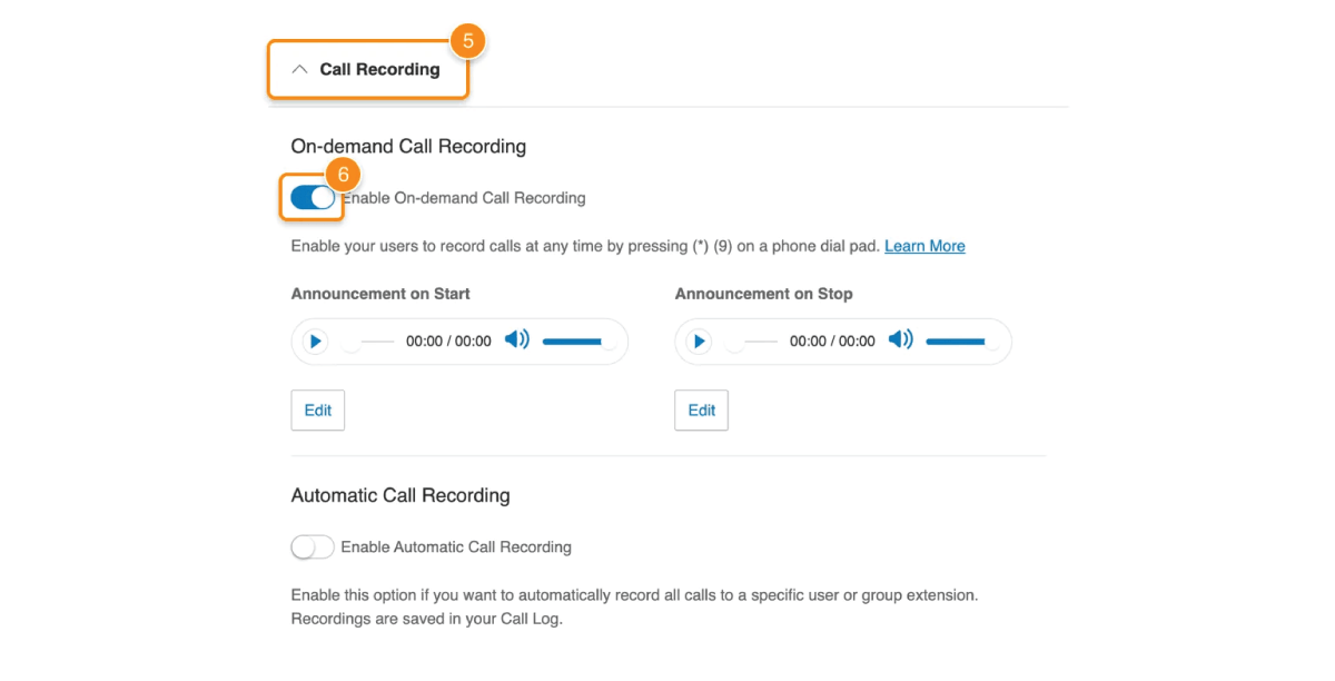RingCentral call recording software