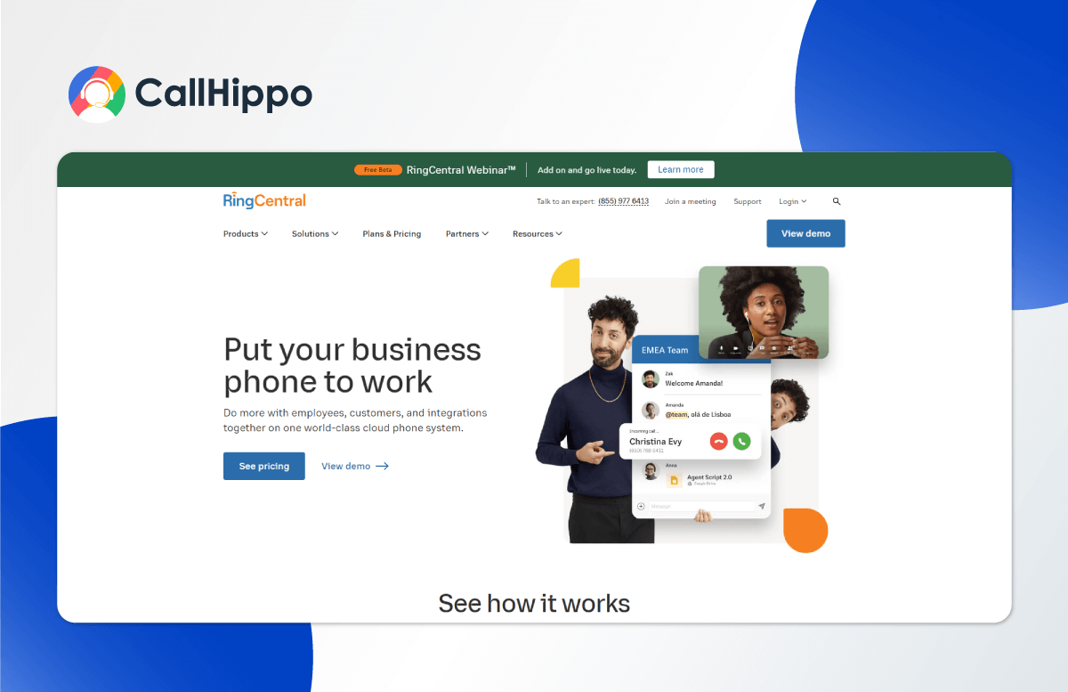 Ringcentral’s virtual phone system
